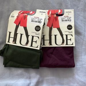 Hue size 3 opaque & ultimate opaque control top tights